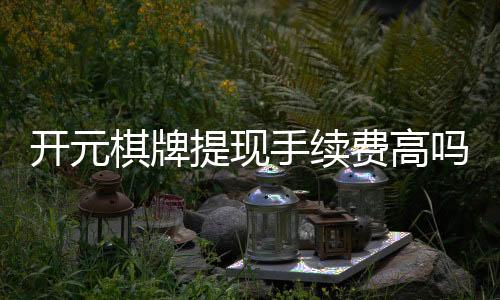 开元棋牌提现手续费高吗？资深玩家解析费用标准与省钱技巧