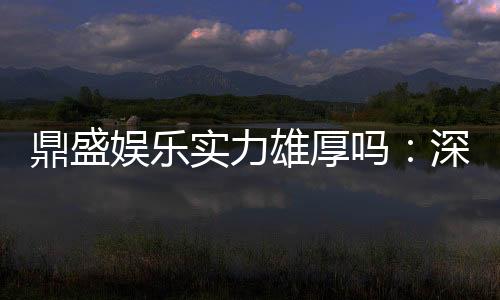鼎盛娱乐实力雄厚吗：深度剖析其背后的实力来源