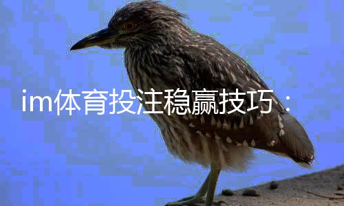 im体育投注稳赢技巧:资深玩家揭秘三大实战策略